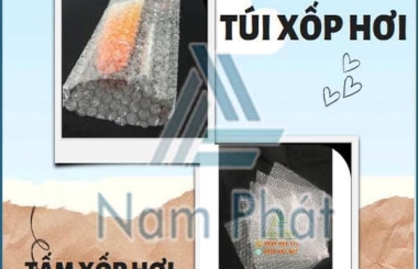 Quy trình sản xuất túi  xốp hơi bọc hàng