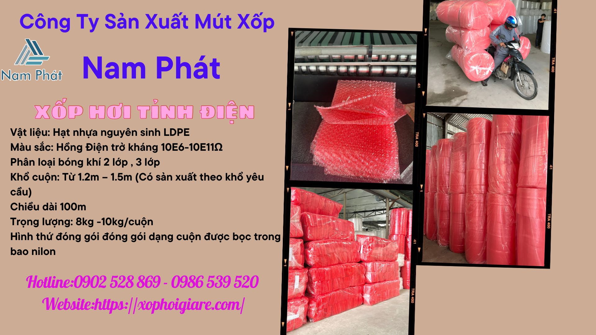 Công Ty Sản Xuất Mút Xốp Nam Phát