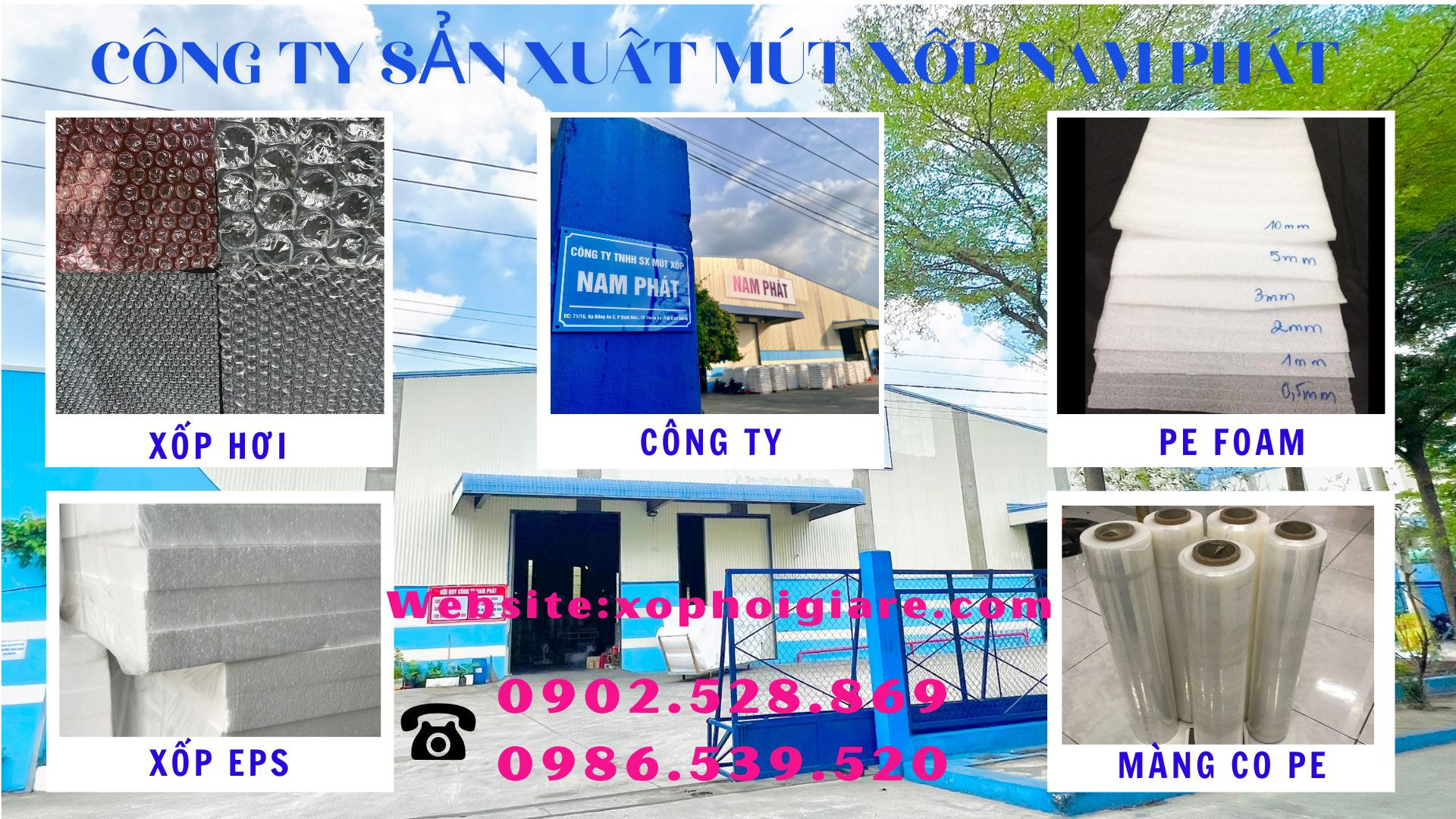 Công Ty Sản Xuất Mút Xốp Nam Phát