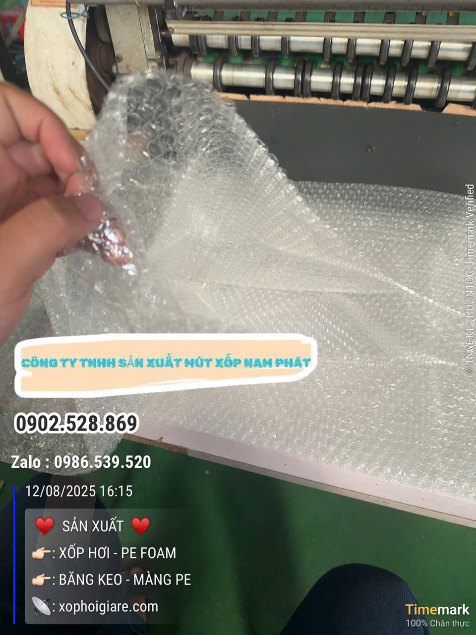 Túi xốp nổ