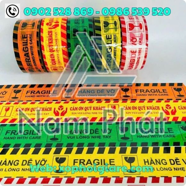 băng keo dễ vỡ