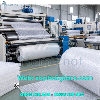 Bên Trong Xưởng Sản Xuất Xốp Hơi Của Nam Phát Có Những Móc Gì?