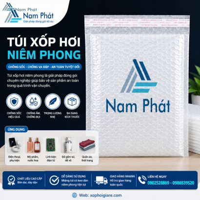 Túi Xốp Hơi Dán Keo Bảo Vệ Hàng Hóa
